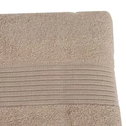 Maspar Beige Cotton Bath Towel (Medium) image 2