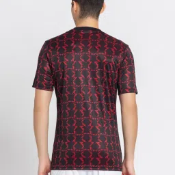 Adidas Black 100% Polyester Slim Printed  Jerseys image 2