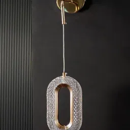 Whispering Homes Gold Nordic Oval Wall Light-image-72