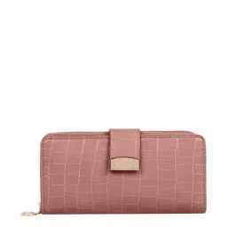 Lino Perros Pink Synthetic Textured Bi-Fold Wallet-image-47