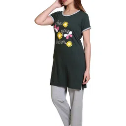 E-MAX Women Printed Night Suit image 2