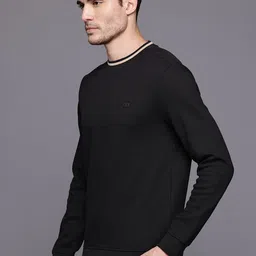 Allen Solly Self-Design Contrast Striped Sweatshirt image 4