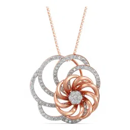 Joyalukkas 18 Kt Gold & Diamond Pendant with Chain-picture-18