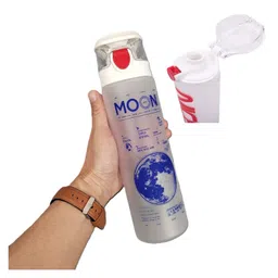 SANJARY Matte Design Space moon Print drinking water bottle 900 ml color design may vary-picture-28