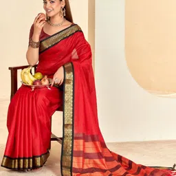 KALINI Woven Design Zari Saree image 2