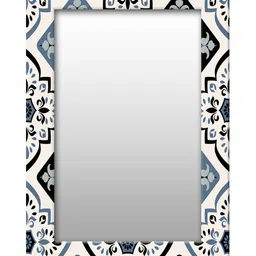 999Store Decorative Flower And Tree Wall Mirror image 2