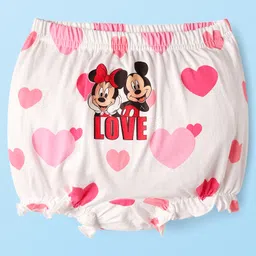 Babyhug Disney 100% Cotton Bloomers With Minnie & Friends Graphic Pack Of 3 - Multi Colour image 2