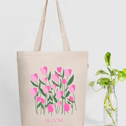 EcoRight Zipper Tote Bag - Tulips image 4