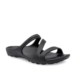 Red Tape Women's Black Slides image 3