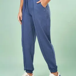 Ajile by Pantaloons Blue Cotton Joggers image 3