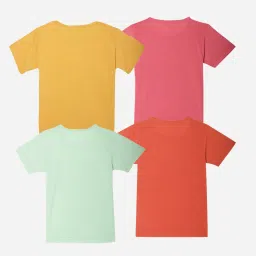 Vimal Jonney Boys Multicolor Printed T-Shirt (Pack Of 4) image 2