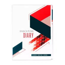 PAPERLLA Executive Appointment Diary A4 240 Pages 70 GSM Paper Cover White, C02605-picture-17