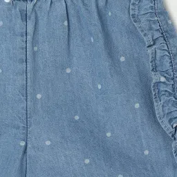 Juniors by Lifestyle Blue Cotton Printed Shorts image 3