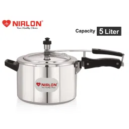 Nirlon Silver Aluminum Others Alu_Supreme Cooker 5LTR INLID image 2