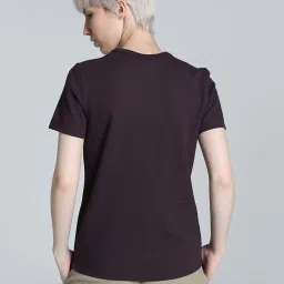 Puma Purple Plain Sports T-Shirt image 2