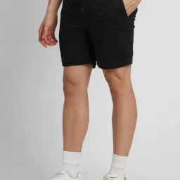Forever 21 Black Cotton Regular Fit Shorts image 3