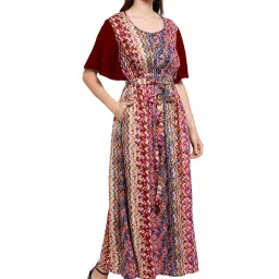 PATRORNA Multicolor Printed Nighty image 3