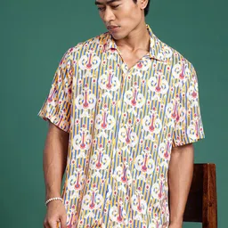 Sangria Ethnic Motifs Printed Casual Shirt-picture-10