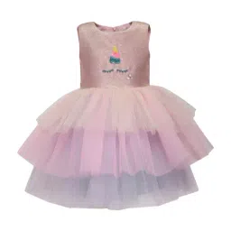 A Little Fable Kids Multicolor Embellished Dress-picture-34
