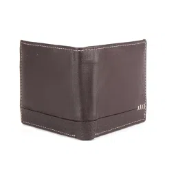 Red Chief Brown Leather Bi-Fold Wallet for Men image 3