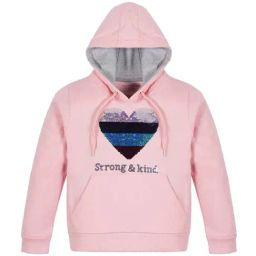 Plum Tree Kids Pink & Blue Cotton Sequence Full Sleeves Hoodie-picture-20