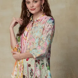 Fashor Multicolored Printed Shirt image 3