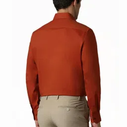 Louis Philippe Red Regular Fit Shirt image 2