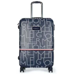 Tommy Hilfiger Twister Navy Printed Hard Trolley Bag Pack of 2 - 51.5 cm image 3