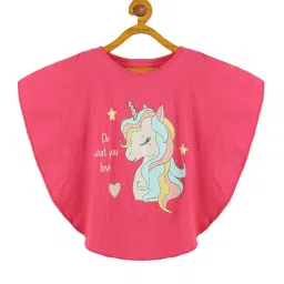 Plum Tree Kids Navy & Pink Printed Top (Pack Of 2) image 3