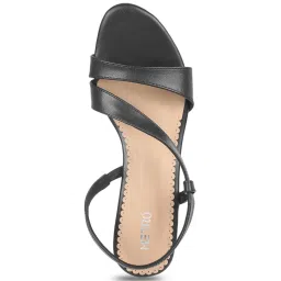 Metro Women's Black Sling Back Sandals image 3