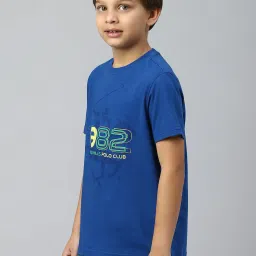Beverly Hills Polo Club Kids Blue Printed T-Shirt image 3