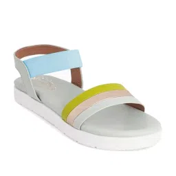 Shoetopia Kids Green Sling Back Sandals image 2
