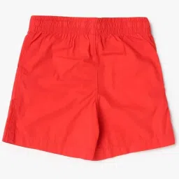 GAP Boys Red Cotton Solid Shorts image 2