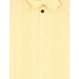 Allen Solly Junior Yellow Cotton Regular Fit Full Sleeves Shirt image 3