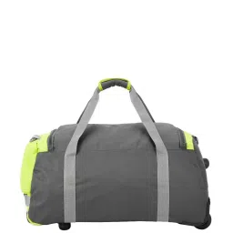Skybags Grey & Green Medium Soft Duffle Trolley - 65 cm image 3