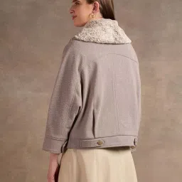 U.S. Polo Assn. Brown Plain Jacket image 2