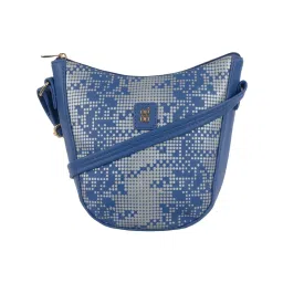 Baggit Blue Printed Small Cross Body Bag image 2