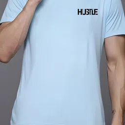 CASUALBUD Typography Printed Round Neck Regular Fit T-Shirt image 5