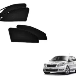 Speedwav Sun Shades For Skoda Rapid Set of 4 Pieces-picture-10