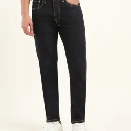 Levi's 512 Dark Blue Cotton Slim Fit Jeans-image-20
