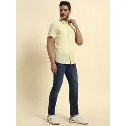 Cantabil Men Jean Regular Fit Mid-Rise Light Fade Cotton Denim Jeans image 5