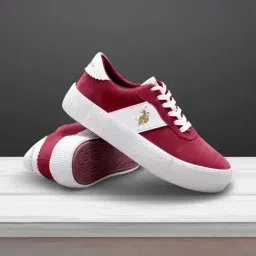 u.s. polo assn. U.S.Polo Assn. Women CORDELA 3.0 Burgundy Sneakers-picture-29