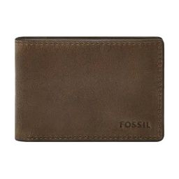 Fossil Derrick Grey Small Leather Bi-Fold Wallet-picture-16