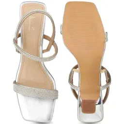 Inc.5 Women's Silver Back Strap Sandals image 3