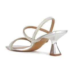 Inc.5 Women's Silver Back Strap Sandals image 5