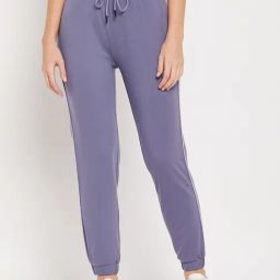 Camla Purple Regular Fit Joggers-picture-24