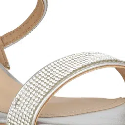 Inc.5 Women's Silver Back Strap Sandals image 4