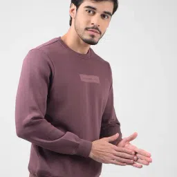 NUMERO UNO Marsala Regular Fit Pullover Sweatshirt image 4