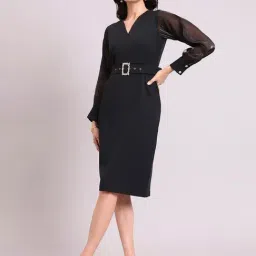 Powersutra Black Regular Fit Dress-picture-47