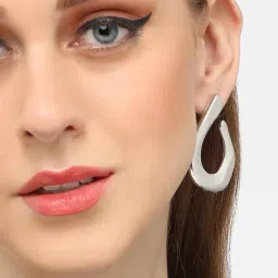 Sohi Silver Plated Party Designer Drop Earrings image 3